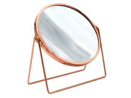 Ridder Summer kosmetické zrcátko na postavení 160 mm oboustranné růžové zlato 03009085