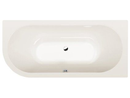 Polysan Viva R asymetrická vana 175 x 80 x 47 cm pravá akrylát ivory béžová 78119.40