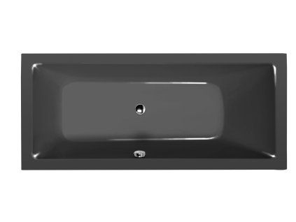 Polysan Mimoa obdélníková vana 170 x 80 x 39 cm akrylát šedá 71713.30
