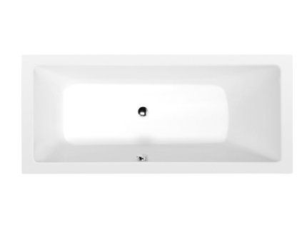 Polysan Mimoa obdélníková vana 170 x 80 x 39 cm akrylát bílá mat 71713.11