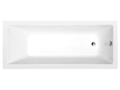 Polysan NOEMI obdélníková vana 180 x 80 x 39 cm akrylát bílá 71715