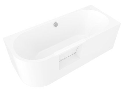 Polysan PORTAS R asymetrická vana s dvířky 170 x 75 x 60 cm pravá akrylát bílá 75541