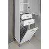 Aqualine ZOJA / KERAMIA FRESH 51230 vysoká skříňka 184 cm bílá