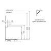 Polysan LUK termostatický sprchový panel 250x1300mm, rohový 80325