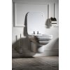 Kerasan WALDORF 418801  WC sedátko Soft Close polyester bílá/chrom