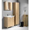 Aqualine KERAMIA FRESH umyvadlová skříňka 74,5 x 74 x 34,7 cm dub platin 50083