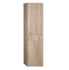 Aqualine ZOJA/KERAMIA FRESH skříňka vysoká s košem 50x184x29cm dub platin 51295