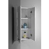 Aqualine ZOJA / KERAMIA FRESH 50331 rohová skříňka 76 cm bílá