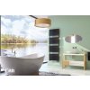 Isan Atria 800 x 550 mm koupelnový radiátor bílý