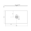 Polysan FLEXIA 140 x 80 x 3 cm 72900 sprchová vanička s možností úpravy rozměru