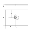 Polysan FLEXIA 130 x 90 x 3 cm 72896 sprchová vanička s možností úpravy rozměru