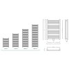 22513 koupelnovy radiator stick bila barva