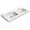 Sapho GSI Classic 8725111 keramické dvojumyvadlo 125 x 54 cm bílé