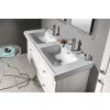 Sapho GSI Classic 8725111 keramické dvojumyvadlo 125 x 54 cm bílé
