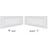 Santech VIKY 150 x 80 cm SAVIK150L vana akrylatová levá
