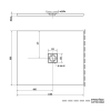 Polysan FLEXIA 110 x 90 x 3 cm 72923 sprchová vanička s možností úpravy rozměru