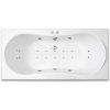 917 1 viriva vana krona luxus 180 x 80 cm 4 velke masazni trysky 6 malych masaznich trysek 10 air trysek 1 led osvetleni