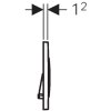 Geberit Sigma 20 115.882.KJ.1 ovládací tlačítko bílá / pochromovaná lesklá / bílá