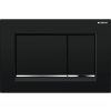 Geberit Sigma 30 115.883.KM.1 ovládací tlačítko černá / pochromovaná lesklá / černá