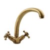 Sapho Antea 3116 dřezová baterie výška 265 mm bronz