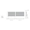 Isan Zoya Inox 615 x 1000 mm koupelnový radiátor nerez