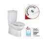 Creavit SEDEF SD3842 kombi wc + bidet 2v1 uni odpad