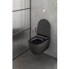 Sapho Pura 881526 WC závěsné 55 x 36 cm černá dual-mat