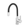 Novaservis Ferro 70710 dřezová baterie s flexi ramenem černá chrom 70710,0C