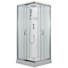 3383 12 sprchovy box smaragd model 1 ctverec se stropem a vanickou z liteho mramoru cire sklo