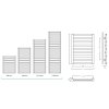 26766 koupelnovy radiator poppy bila barva