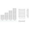 26766 koupelnovy radiator poppy bila barva