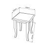 Sapho Retro 1677 stolička 33 x 45 cm buk