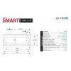 Santech SMART 160 x 72,5 cm SASMA160 vana akrylátová