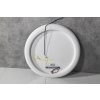 Sapho Float O 60 cm zrcadlo s LED osvětlením 22559 bílá