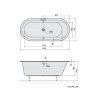 Polysan Astra O 165 x 75 cm 35611  vana