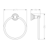 Sapho Diamond 1318-06 kruh bronz