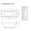 28813 obdelnikova vana modern slim