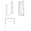 34568 bezramove sprchove dvere sinco