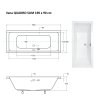 28834 obdelnikova vana quadro slim