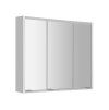Sapho BATU 80 x 71 x 15 cm 1141131 galerka 2x LED osvětlení bílá