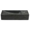 Sapho BLOK 38 x 8 x 14 cm 2401-31 umývátko antracit