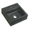 Sapho BLOK 30 x 10 x 30 cm 2401-29 umývátko antracit