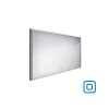 Nimco 13000 LED zrcadlo podsvícené 120 x 70 cm s dotykovým senzorem černé ZPC 13006V-90