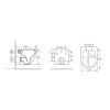 20402 zavesne wc arco rimless se slim sedatkem soft close