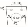 11891 zavesny bidet ovale basso