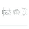 11817 zavesne wc arco ii rimless se slim sedatkem soft close