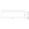 Polysan DEEP PLAIN NIKA 73202 panel 160 x 36 cm