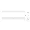 Polysan DEEP PLAIN NIKA 73201 panel 150 x 36 cm