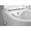 Sapho AVVA 100315 závěsná WC mísa Rimless integrovaná baterie a bidetová sprška 35,5 x 53 cm bílá