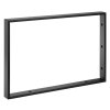 Sapho 490 x 330 x 40 mm 30370 Podpěrná konzole lakovaná ocel černá mat 1 ks